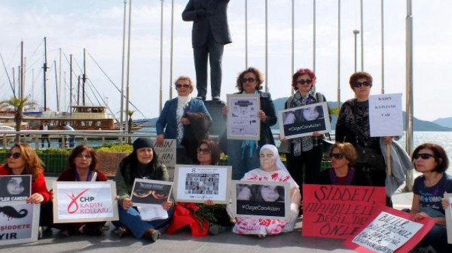 CHP li kadınlardan oturma eylemi 